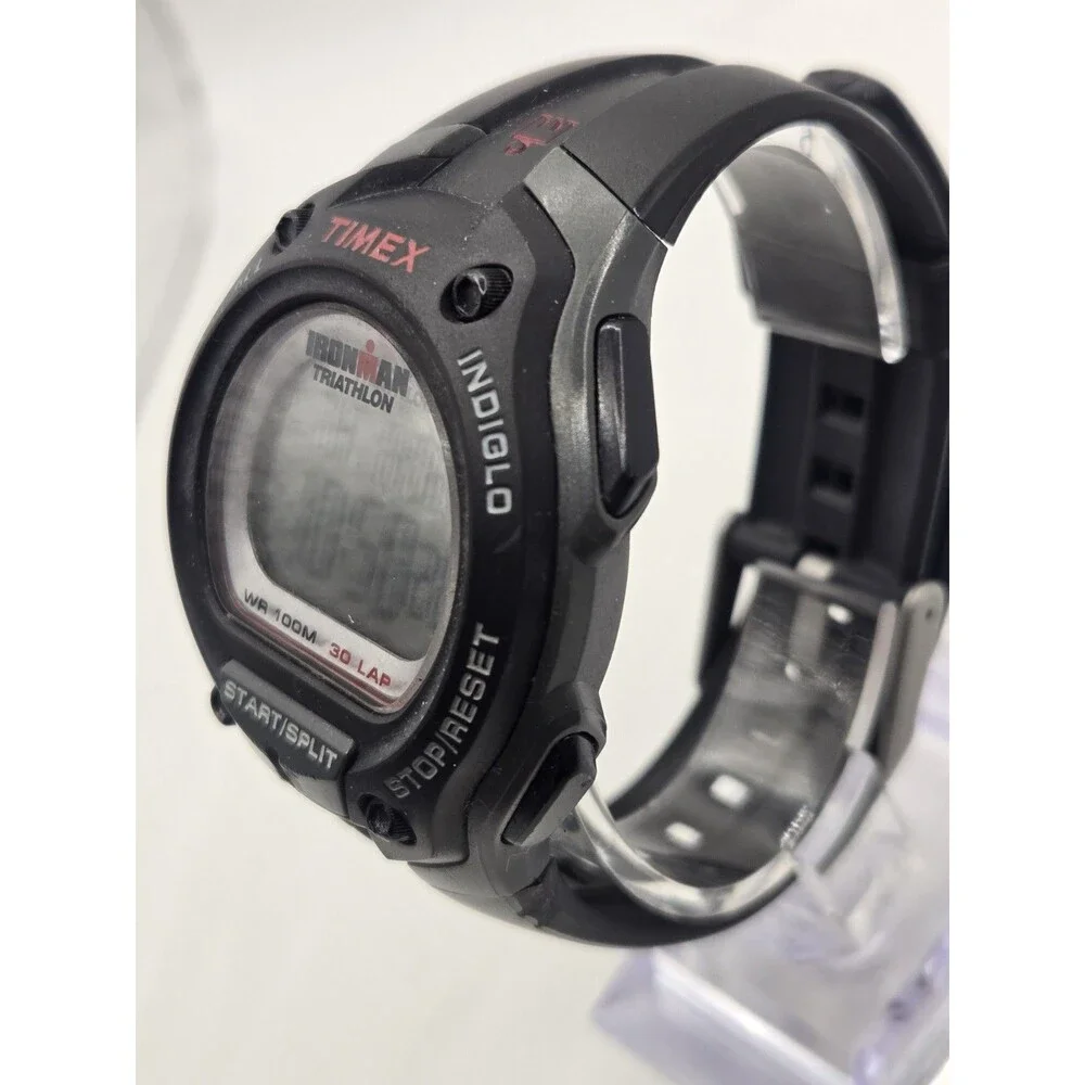 Timex Ironman Classic 30 watch (Model T5K417). 45mm Case. New Battery. Excl. Con